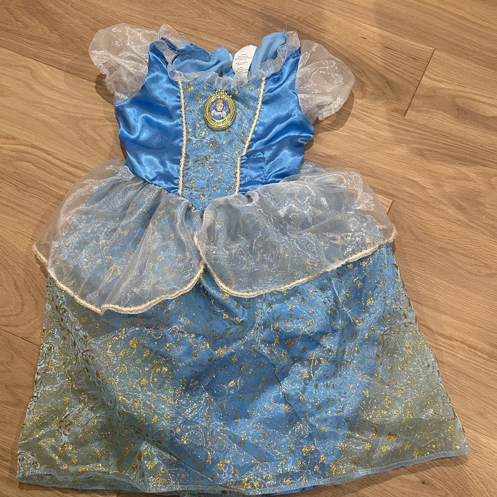 Disney Cinderella Princess Kids Costume with sound